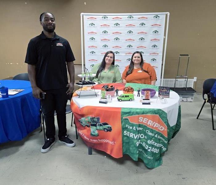 SERVPRO employees at job fair