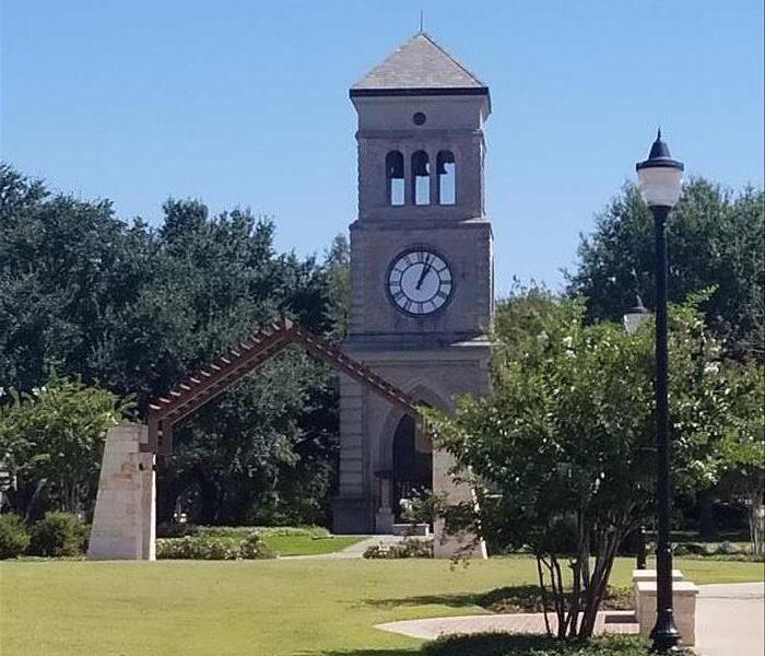 clock tower in the Pittsburg, TX park!
