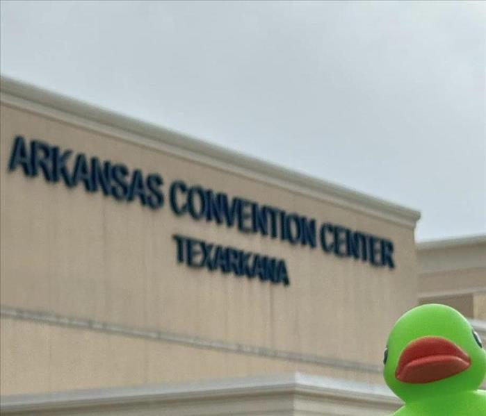 SERVPRO duck at local convention center